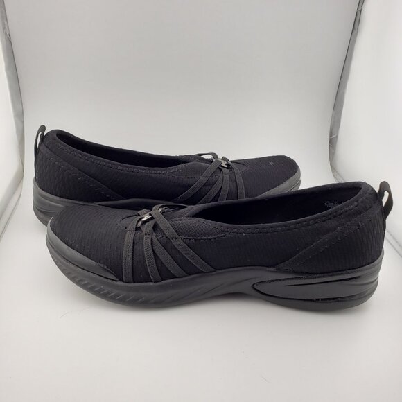 BZEES Rosies Flats 9.5 Women's Shoes Slip On Lightweight Black Arch Support - Picture 9 of 11